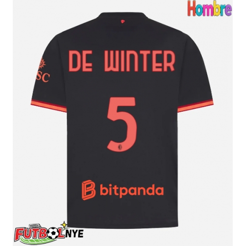 Camiseta AC Milan Koni De Winter #5 Tercera Equipación 2026-27 manga corta